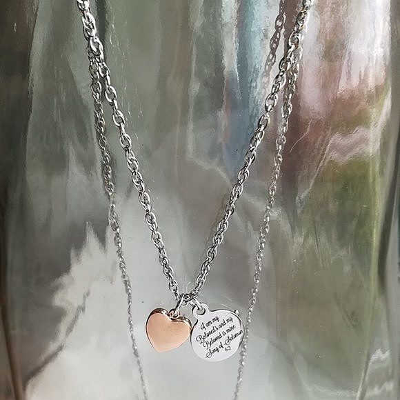 Christian Bible Verse Scripture Necklace - Picture 3 of 3